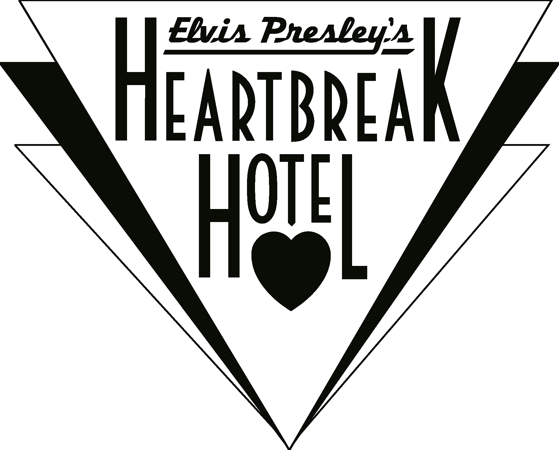 Elvis Presley's Heartbreak Hotel Logo Vector Logo